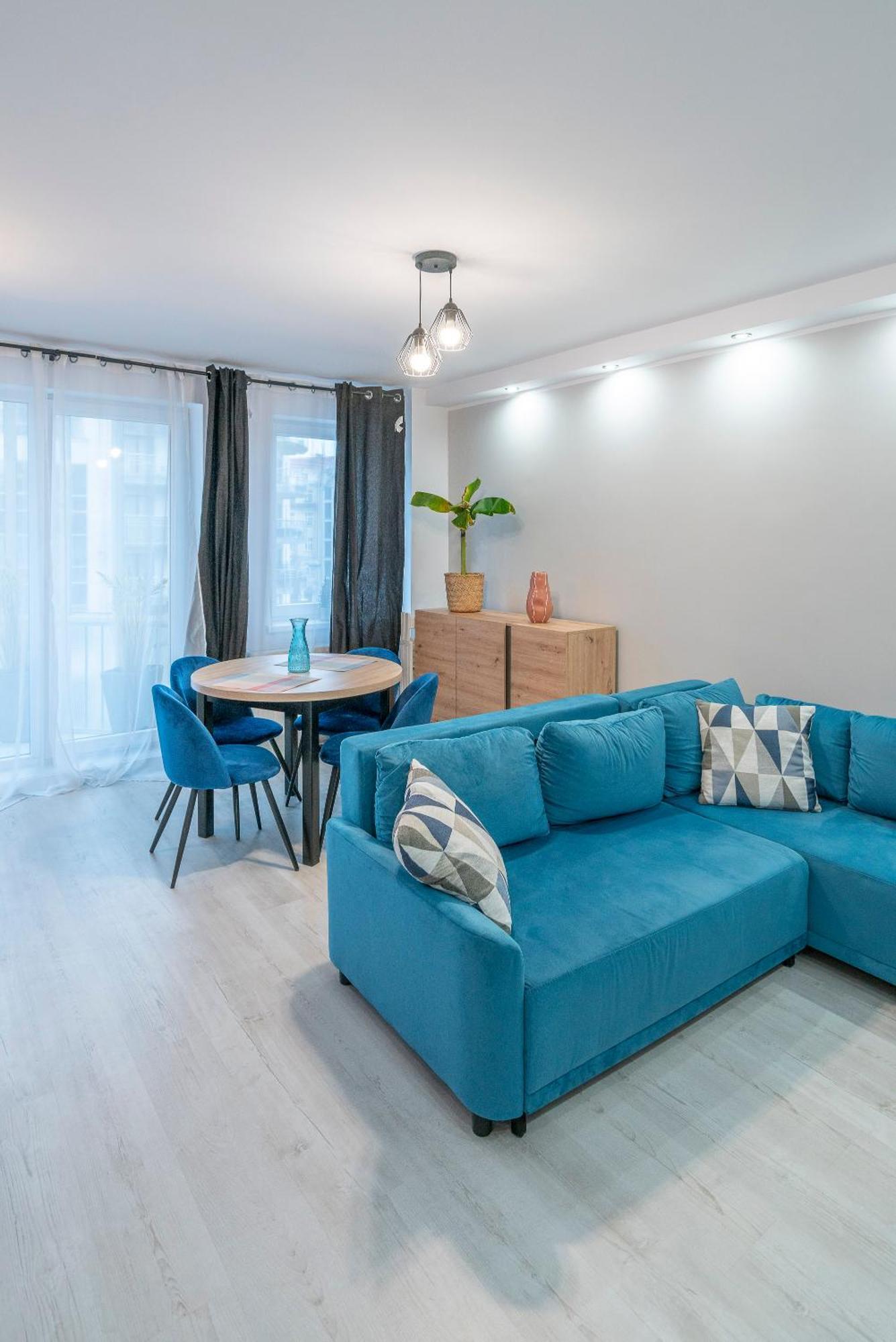 Stylowy Apartament Blue Self Check In 24H Wrocław Buitenkant foto